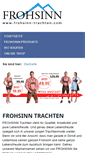Mobile Screenshot of frohsinn-trachten.com